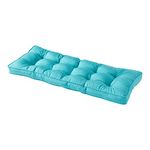 Greendale Home Fashions Outdoor 51 x 18-inch Sunbrella Fabric Bench Cushion, Aruba Blue