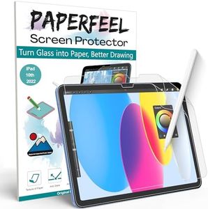 [2 Pack] Paperfeel Screen Protector for iPad 10th Generation 2022 Model (10.9 Inch), Matte PET Paper Film for iPad 10 Gen Drawing, Writing, Anti Glare,Anti Fingerprint, Anti Scratch,Easy Installation