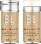 BestLand Hair Wax Stick, Styling Stick for Edge Control, Hair Finishing, and Frizz/Baby Hair Taming - Slick Back Stick for Kids Women and Men, Tamer for Flyaways, Hair Bun Maker and Accessories