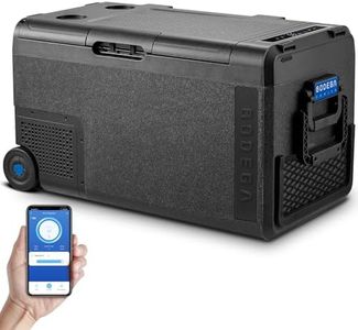 BODEGACOOLER 12 Volt Car Refrigerator, Portable Freezer WIFI APP Control, 40Quart (38L) Car Fridge -4℉-68℉, Electric Cooler 12/24V DC 100-240V AC for Outdoor, Truck, RV, Vehicles, Camping, Travel