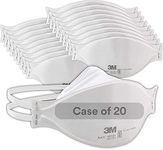 3M Aura Particulate Respirator 9210+, N95, Pack of 20 Disposable Respirators, Convenient Individually Wrapped, Stapled Flat Fold Design, Low Profile Design Reduces Eyewear Fogging