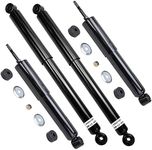 Detroit Axle - 4WD Shock Absorbers for 02-05 Dodge Ram 1500, 4 Complete Shock Absorbers Assembly 2002 2003 2004 2005 Replacement