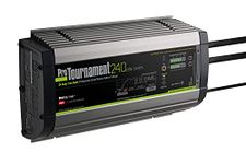 ProMariner ProTournament 240 Elite Series 24 Amp Dual Bank Waterproof Marine Battery Charger, 52024