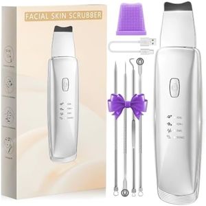 Skin Scrubber Face Spatula, 4 in 1 Blackhead Remover Tool for Pore Cleaner