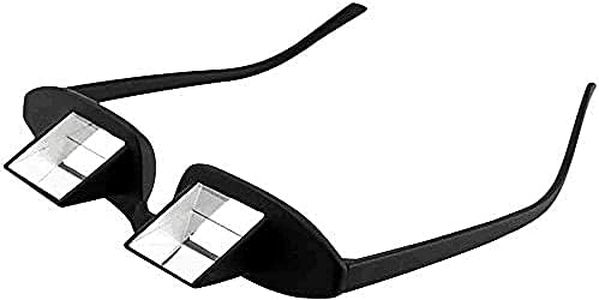 Lazy Glasses 90° Laying Down Prism Glasses Horizontal Bed Reading Glasses High Definition for Reading Watching TV Phones -Small