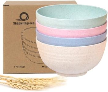 Shopwithgreen Wheat Straw Bowls Set Medium