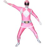 Morphsuits Men's Power Rangers Adult Sized Costume, Pink, XL UK