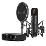 RØDE Complete Studio Kit with NT1 Studio Condenser Microphone & AI-1 Audio Interface for Music Production, Vocal Recording, Streaming and Podcasting