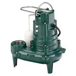 Zoeller 267-0001 1/2 HP 115 GPM 2-Inch Discharge M267 Waste-Mate All Cast Iron Automatic Sewage Pump with Vertical Float Switch