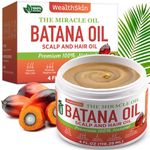 100% Batana Oil for Hair from Honduras, Hair Cream for Stronger, Thicker, Longer Hair 4oz (118ml)