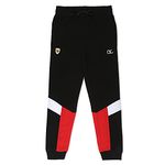 Alan Jones Clothing Boy's Regular Fit Poly Cotton Track Pant (BJOG-P26-BCK-15.16YRS_Black_15 Years-16 Years)