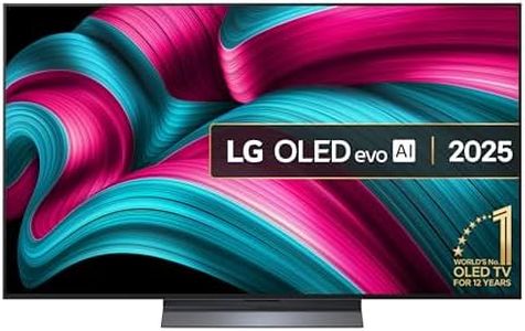 LG OLED55C55LA 55-Inch OLEDevo AI 4K UHD Smart TV, (α9 AI Processor Gen7, Dolby Atmos, Freeview Play and Amazon Alexa, 120Hz) [Model 2025]