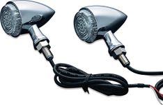 Kuryakyn 2508 Torpedo Chrome LED Light (Rear Ece)