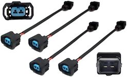 AUTO Occasion 4 Pack Fuel Injector Connectors Wiring Harness Replacement for Acura CL EL Integra RL TL Honda Accord Civic CRV Del Sol 06164-P2J-000