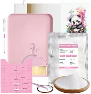 HAWERSI DTF Transfer Film Powder Kit,30Pcs A4 DTF Film, 17.6oz White Digital DTF Powder for DTF Digital Sublimation Printer,All-in-1 DTF Sublimation Starter Kit for Beginners DIY T-Shirt,Fabrics