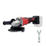 Cordless Angle Grinder for Milwaukee 18V Battery 48-11-1850, 11000 RPM Electric Brushless Motor, 3 Variable Speeds Grinders 4-1/2" Angle Grinder for Cutting, Griding, Polishing (Tool Only)