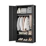 MIIIKO Steel Wardrobe Cabinet for C