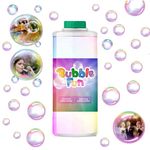 GRAPHENE Bubble Refill Solution Bottle 1 LTR/1000 Ml for Bubble Machine Gun & Camera Liquid Bubble Gun Blower, Giant Bubble Wand Multicolor Best Return Gifts Outdoor Indoor Toy Safe for Kid