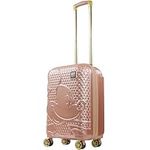 FUL Disney Mickey Mouse Rolling Luggage, Hardside Suitcase with Spinner Wheels, Rose Gold, 21 Inch, Ful Disney Mickey Mouse Rolling Luggage, Hardshell Carry on Suitcase with Spinner Wheels