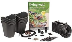 DIG GLW08 Living Wall™ Vertical Garden Kit 8 Pots & Drip Irrigation System- Complete Vertical Gardening Solution