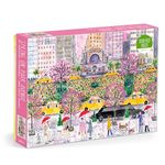 Galison Michael Storrings Spring on Park Avenue Puzzle, 1000 Pieces, 20 x 27'', Vibrant Artwork, NYC's famed Park Avenue, Perfect for Family Fun