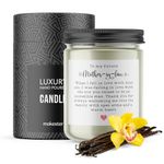 Future Mother in Law Candle - Luxury Soy Wax - Hand-Blown Glass - Madagascan Vanilla, Jasmine, Sugared Almond - Mother of The Groom Gift - Makester