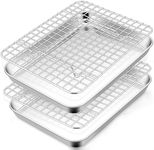 TeamFar Toaster Oven Pan with Rack 