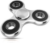 ATESSON Fidget Spinner Toy Ultra Durable Stainless Steel Bearing High Speed Spins Precision Metal Hand Spinner EDC ADHD Focus Anxiety Stress Relief Boredom Killing Time Toys for Adults Kids