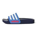 adidas NEO Kids Adilette Shower Slides dark blue/white/blue rush 5