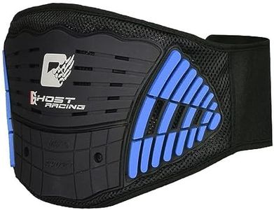 Premium Motorcycle Motocross Racing Kidney Belt Comfortable Waist Protector Gear, Blue, 1 Pc