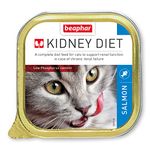 Beaphar | Kidney Diet for Cats | Supports Renal Function | Renal Insufficiency | Vet Recommended | Kidney Care | Low Protein & Low Phosphorus | Salmon Flavour | 100g