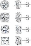 MILACOLATO Cubic Zirconia Stud Earr