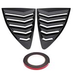 Broco 1 Pair of Side Window Louver Vent Cover for 86/Scion FR-S Subaru BRZ 13-18 Carbon Fiber