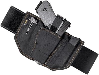 VNSH Gun Holster - The Ultimate Belly Band Airsoft Holster for Men & Women | Comfortable Concealed Carry Belt | Fits 99% of Handguns | Ambidextrous Design with Built-in Magazine Pouches | Secure Fit