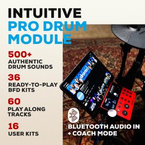 Alesis Nitro Pro XL Electronic Drum Kit – 8-Piece Mesh Set