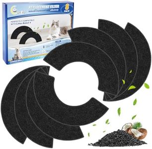 Cunina 8-Pack Carbon Filters for Litter-Robot 4, Activated Charcoal Litter Box Filters Replacement Accessories