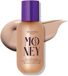 SELESTIA BEAUTY Matte Foundation Money - Long-Lasting Makeup Foundation with Flawless & Buildable Coverage - Liquid Foundation for All Skin Types (Vanilla)