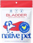 Native Pet Dog & Cat UTI Treatment - 30 Chicken Chews with Cranberry - Bladder Control for Urinary Tract Infection - UTI Medicine for Dogs - Urinary Tract Cat Food - Pet Health