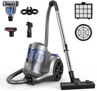 Aspiron 1700W Canister Vacuum Cleaner, 45Kpa Bagless Vacuum Cleaner, BluePD0701