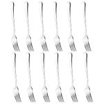 Dinner Fork, 12 Pcs Stainless Steel Dinner Forks Table Forks for Salad, Pasta, Steak