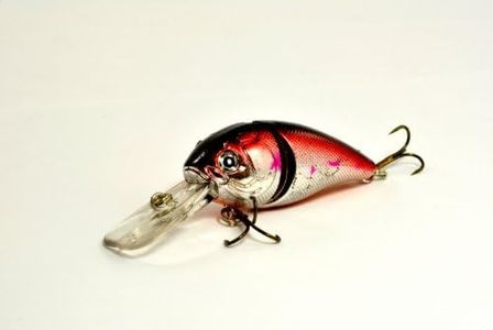 Akuna Wart Hog Series 3.4 inch Jointed Diving Lure, Three BP 107-79, Metallic Burgundy Shad, Three of one Color
