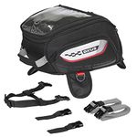 ViaTerra Oxus Bike Tank Bag (13L) | Strap Based | Works ON All Motorcycles | Perfect for Daily Office Commute - Polyvinyl Chloride