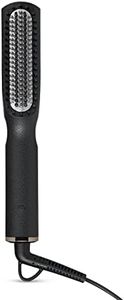StyleCraft Heat Stroke Corded Beard & Styling Hot Brush, Cool Touch Tips Anti-Scold, Hair Straightener, Black