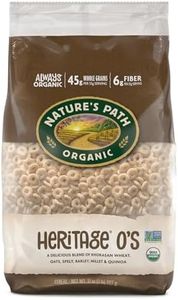 Nature's Path Organic Heritage O's Cereal, 2 Lbs. Earth Friendly Package (Pack of 6), Non-GMO, 6 Ancient Grains, 24g Whole Grains, 4g Plant Based Protein