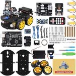 ELEGOO Smart Robot Car Kit Compatible with Arduino IDE with UNO R3 Board, Robot Toys for Kids Age 8+, Educational Science Kits Programming for Boys Girls Adults