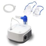 Dr. Odin ONG 101 Smart Portable Nebulizer | Whisper-Quiet Operation | Pediatric to Adult Use | Compact & Efficient Design | Proudly Made in India | Stylish White & Grey