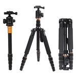 Q-666 60" SLR Travaling Camera Tripod Unipod Monopod & Ball Head for Canon Nikon Sony DSLR Camera