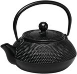 Avanti Hobnail Cast Iron Teapot, Black, 15104