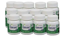 Fenfuro diabetes supplement for healthy blood glucose/blood sugar, patented, clinically evaluated, natural -30 capsules (Pack of 12)