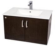 Dazzle Kitchen Modular Bwr Plywood Vanity Washbasin Cabinet(Wenge Wallnut)